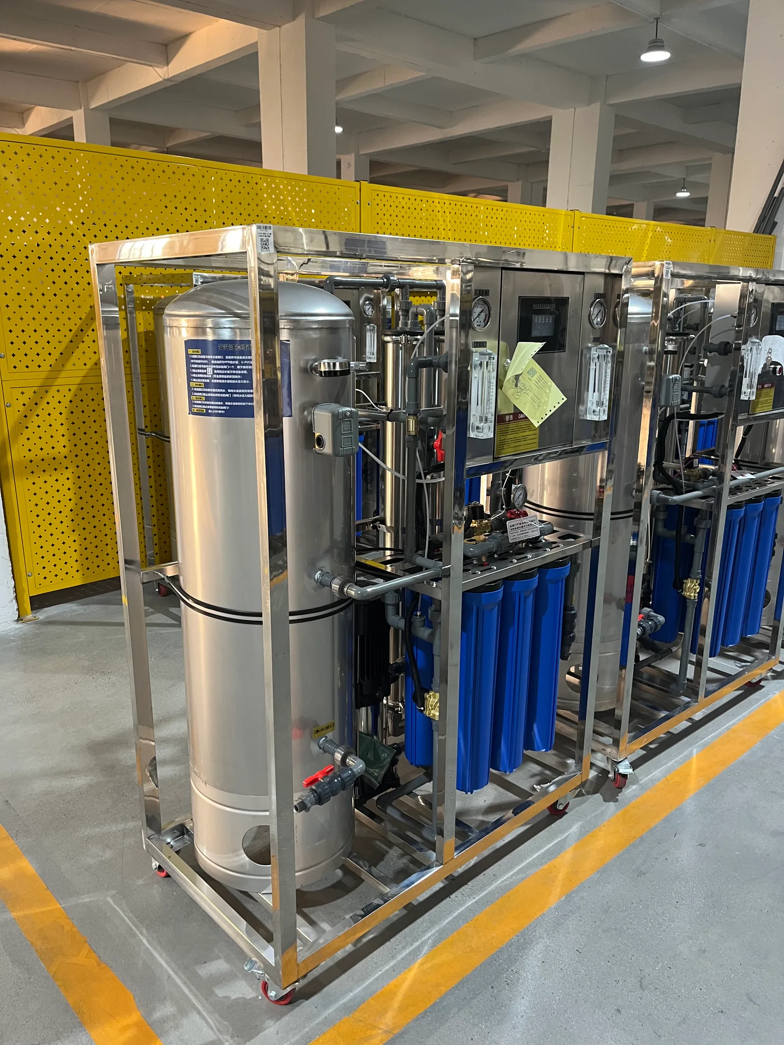 Reverse osmosis system manufacturing equipment